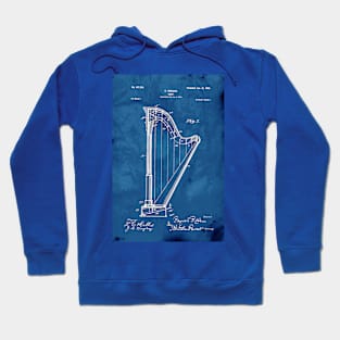 Blueprint Harp Patent Hoodie